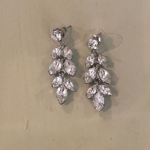 Kate Spade Elegant Rhinestone Drop Earrings